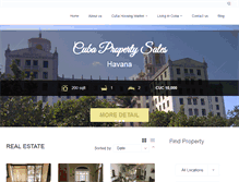 Tablet Screenshot of cubapropertysales.com